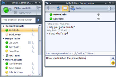 Microsoft Communicator 2007